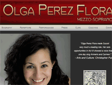 Tablet Screenshot of olgaperezflora.com